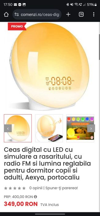 Ceas digital cu led