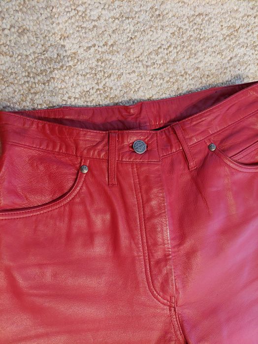 pantaloni de piele dama Harley Davidson , S