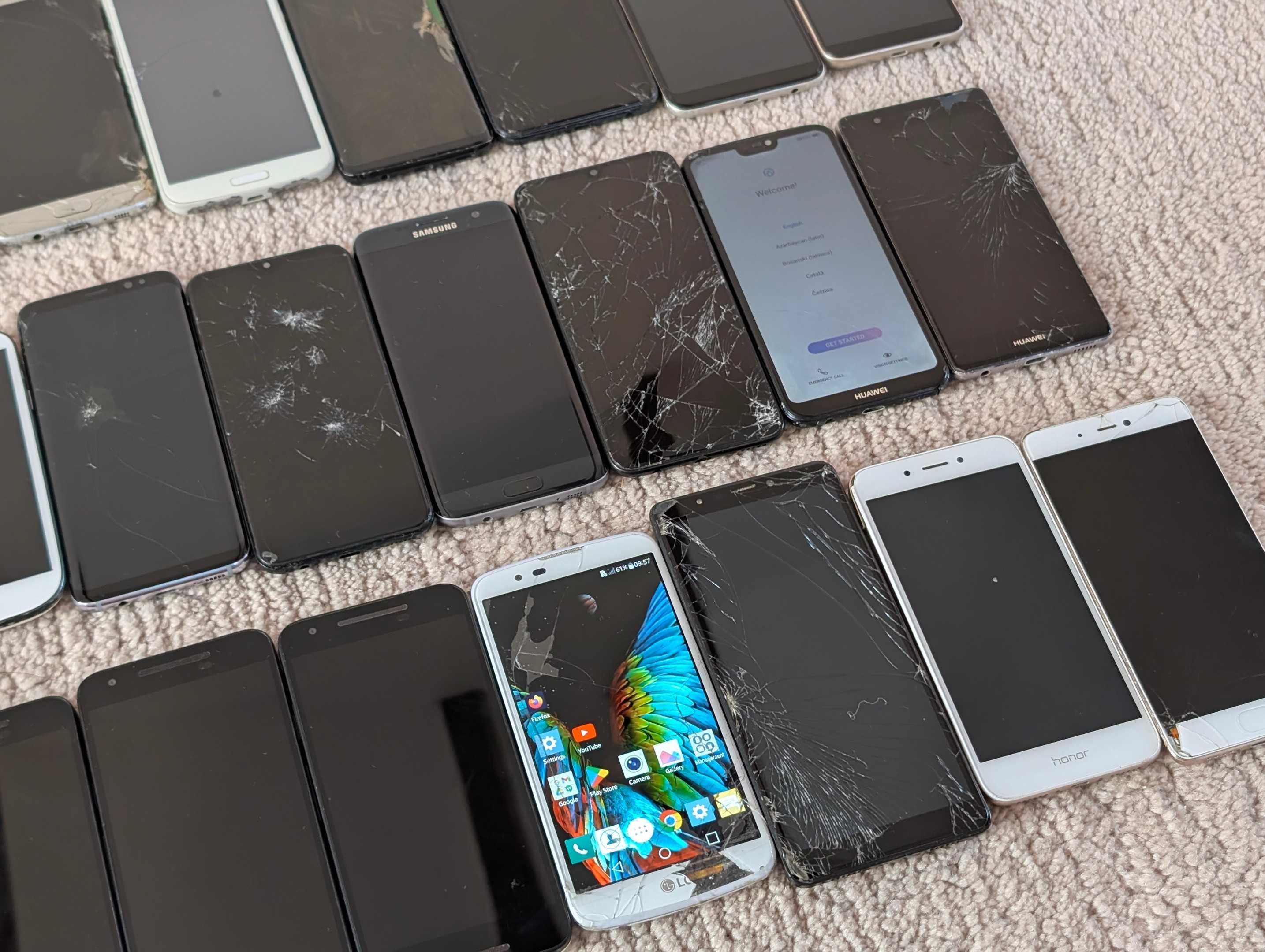 Telefoane DEFECTE pt piese Samsung, Honor, Huawei, LG, Xiaomi