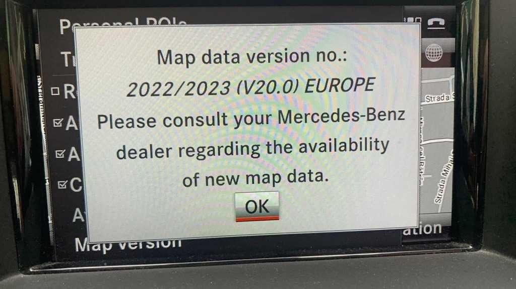Harti navigatie Europa 2023 Mercedes NTG4.5 A B C CLA CLS E GLA GLK ML