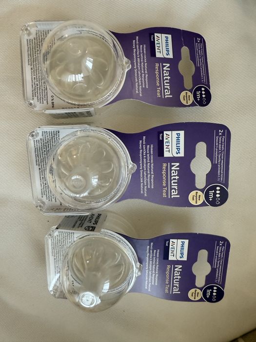 Неотваряни биберони Philips Avent поток 3 - 3 пакета (6бр)