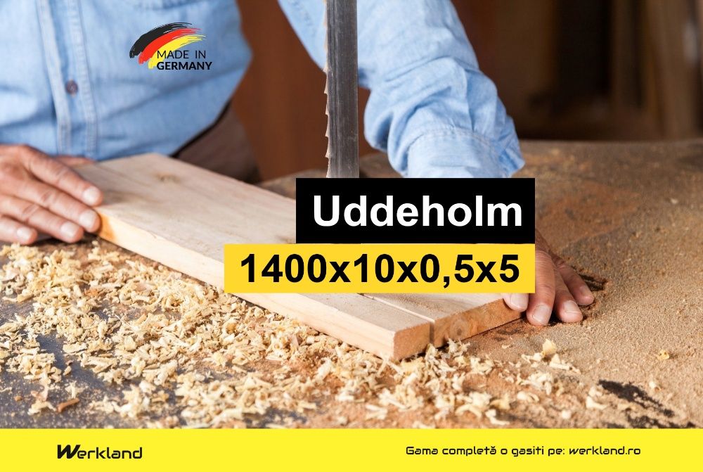 Panza panglica banzic tamplarie Uddeholm 1400x10x0,5x5|Made in Germany