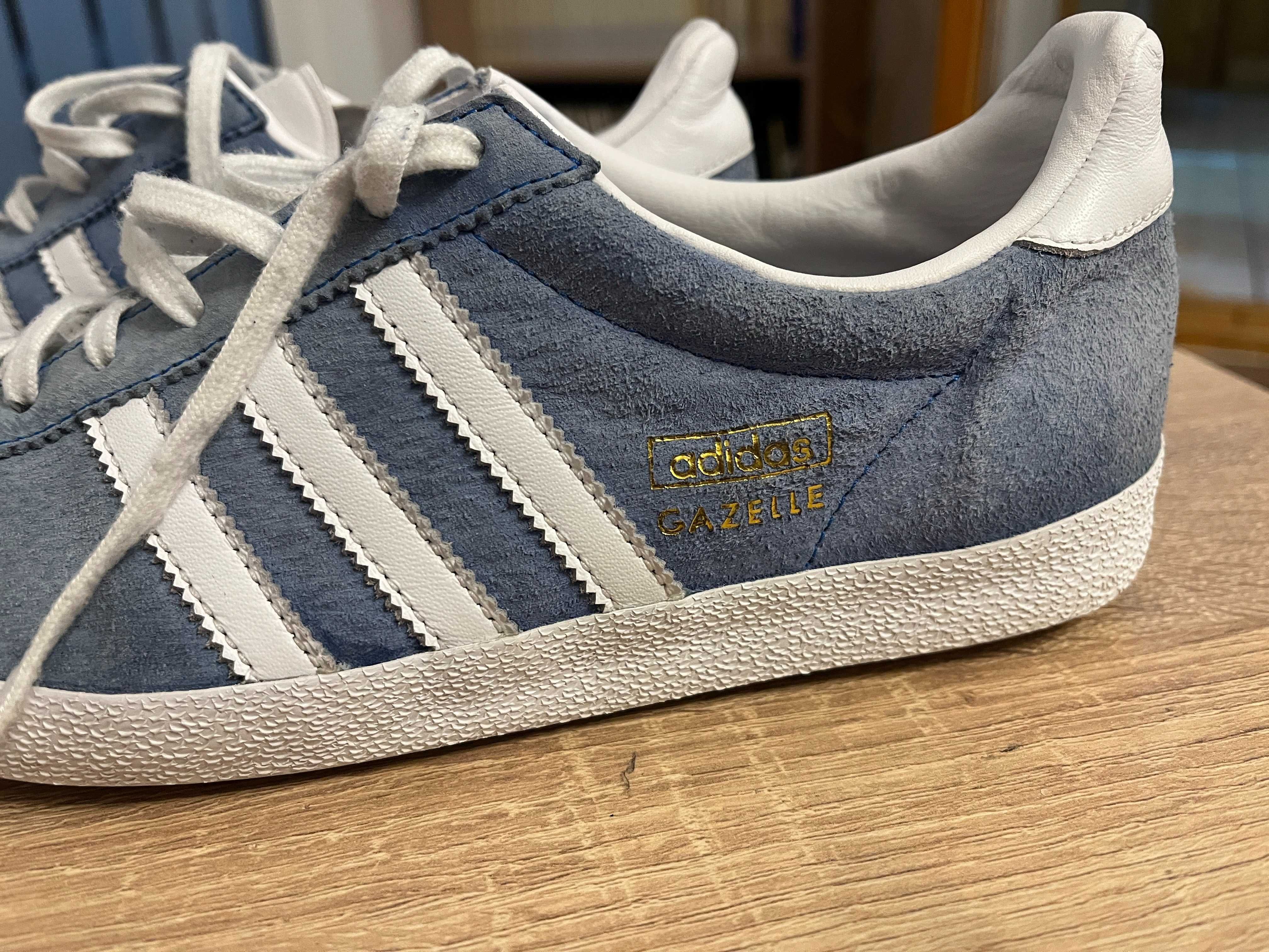 Adidas Gazelle OG Suede AF Albastru / Alb G16183 38 2/3