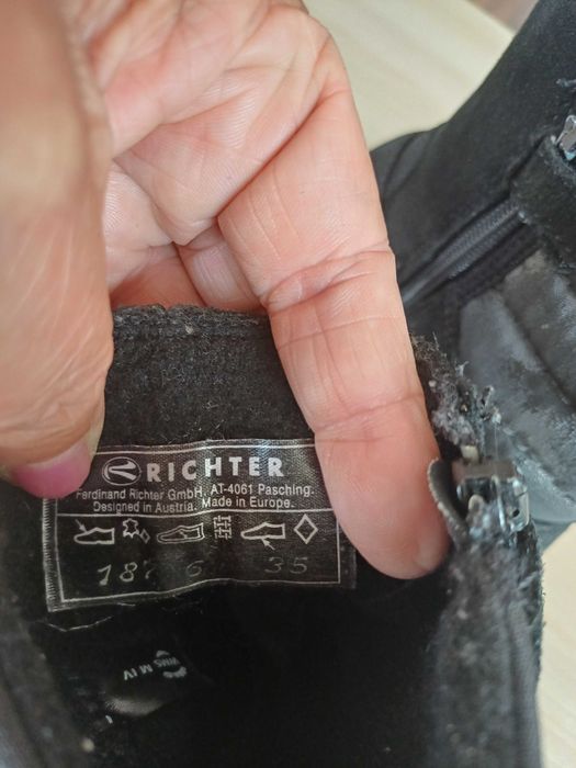 Cizme scurte piele naturala, 35