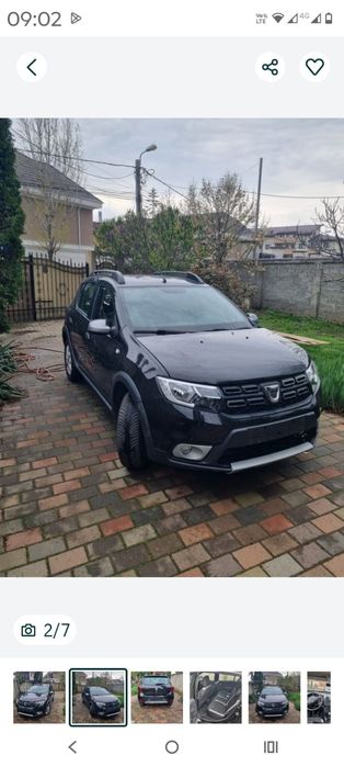 Vând Dacia Sandero Stepway 2018 ,0.9 TCe benzina