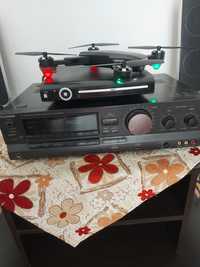 Vând stație radio 2×100w cu 2 Boxe și dvd