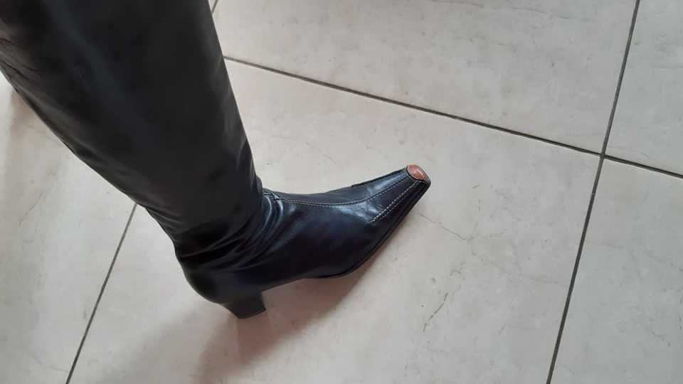 Уникални ботуши от естествена кожа №38