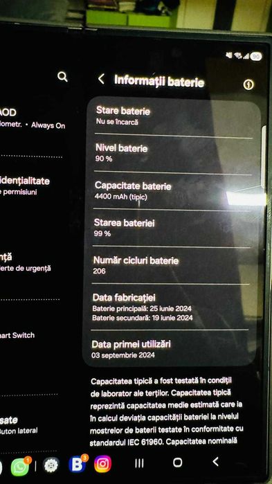 Samsung Z Fold 6 512gb stocare, 12gb RAM