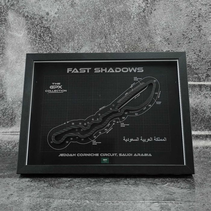 Jeddah – Hartă 3D circuit Formula 1 Saudi Arabian GP • GPX Collection