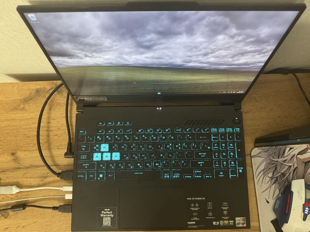 Продам ASUS TUF Gaming A15, Ryzen 7 6800H, RTX 3060, 16GB RAM