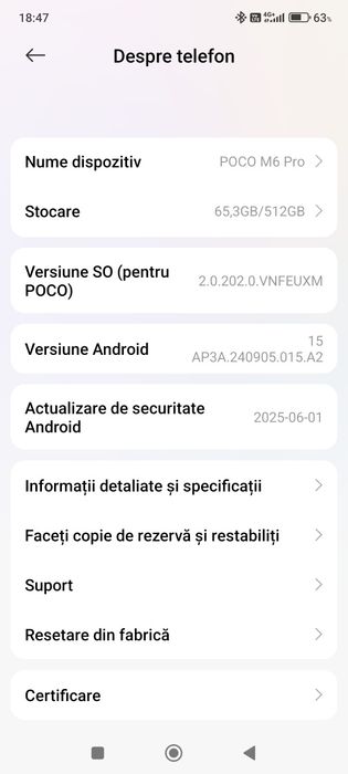 Xiaomi Poco M6 Pro(Redmi Note 13),12Gb ram,512 stocare ,in garantie