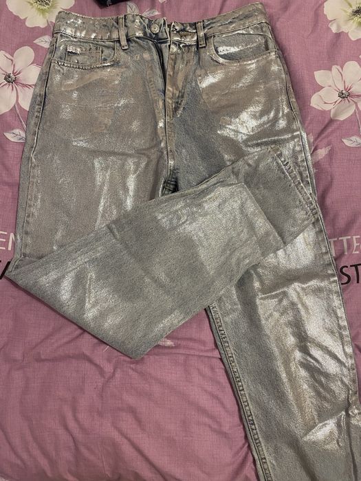 Дамски лъскави дънки