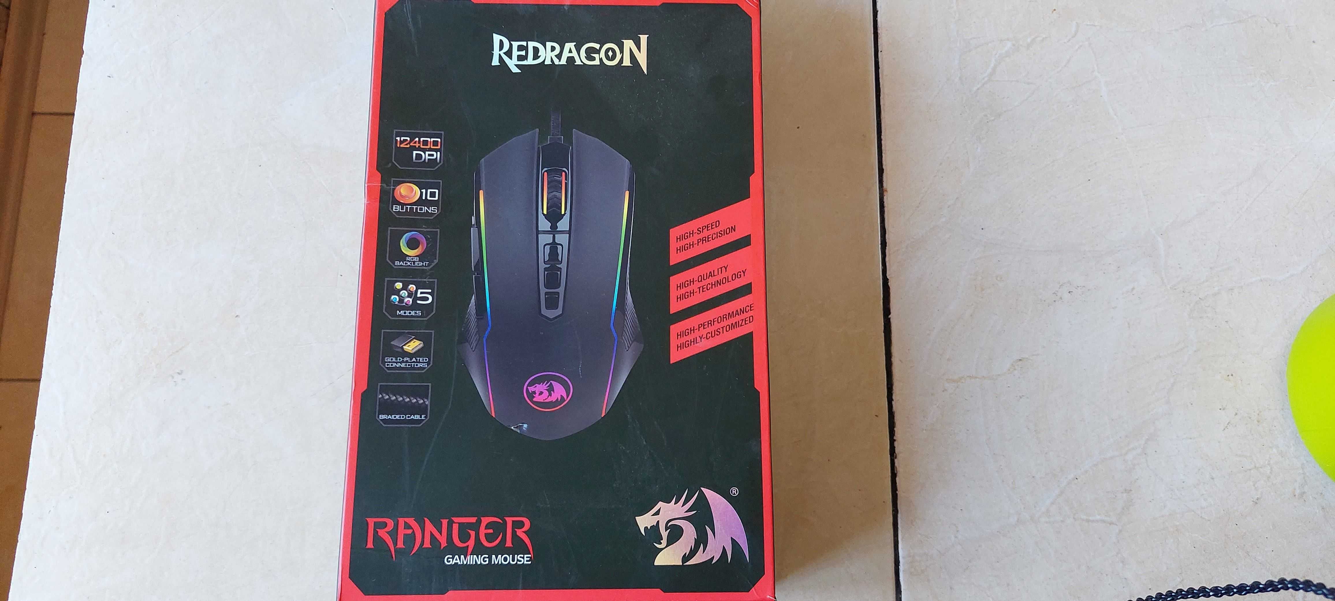 Мишка Gaming Redragon Ranger, RGB подсветка