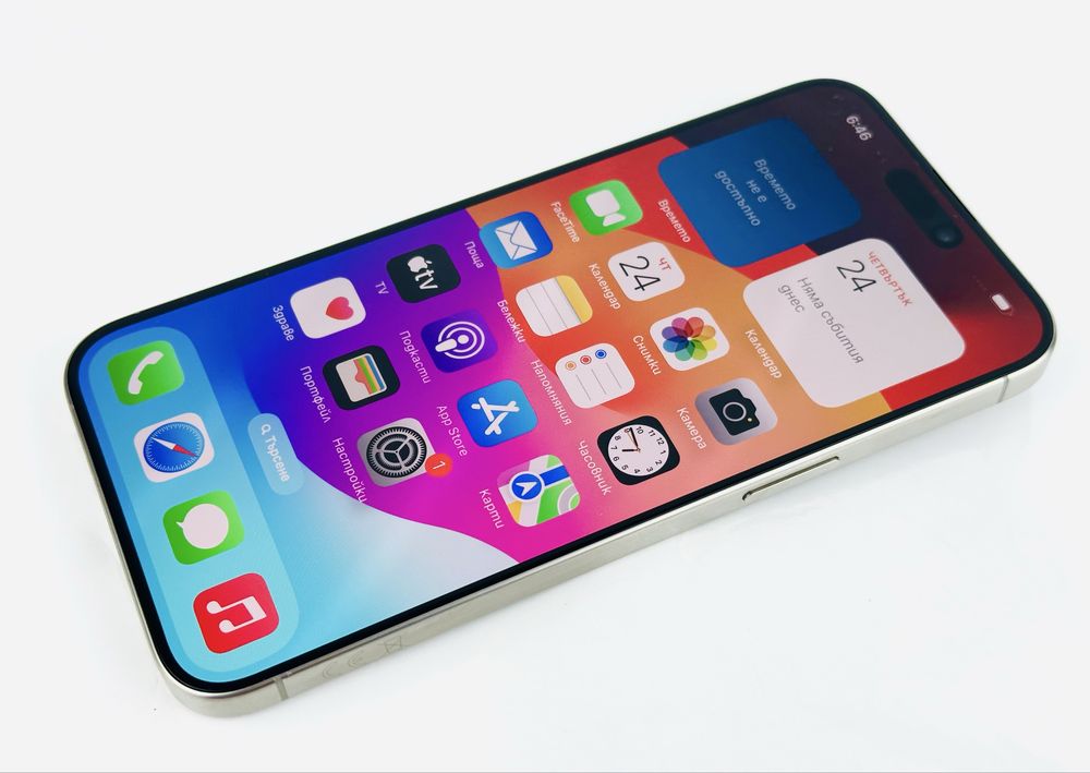НОВ! Apple iPhone 15 Pro Max 256GB Natural Titanium Гаранция!