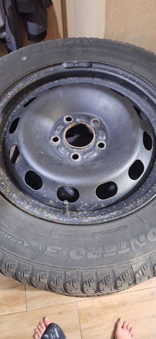 Vand jante de tabla r15 cu tot cu cauciucuri