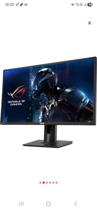 Monitor Gaming LED IPS ASUS ROG PG279QE, 27", WQHD, 165Hz, G-SYNC, neg