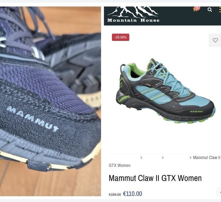 Ghete drumeție Mammut Claw II GTX®, Gore-Tex® - 40 / 25,5 cm