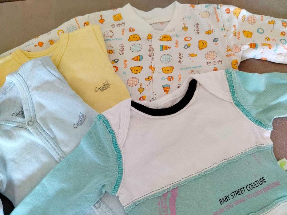 Бебешки дрехи 50-56 см. 22 части ПАКЕТНА цена