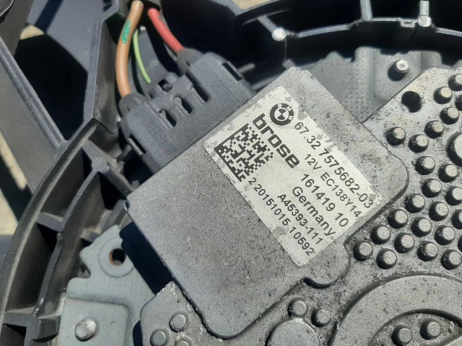 electroventilator 2.0 d 184 cp bmw seria 5 f10 f11 facelift 2016  67327575682-03  16141910