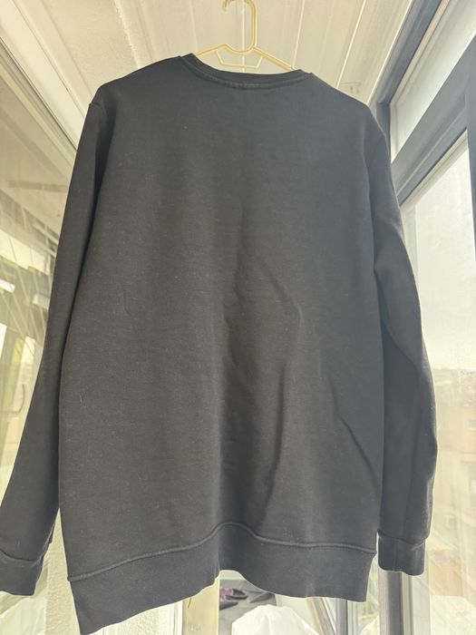 Черна блуза с дълъг ръкав памучен