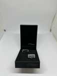 S.T. Dupont Butoni/Cufflinks Etiquette Black Alligator originali