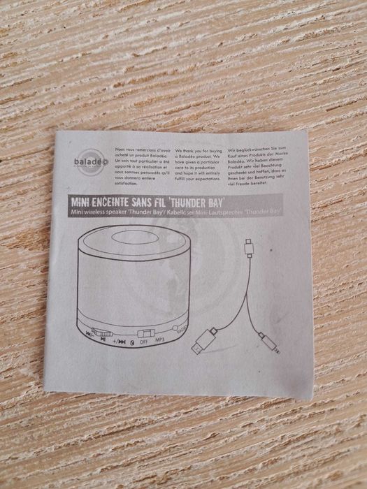 Mini boxă wireless Baladeo