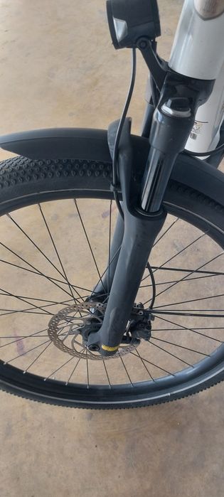 Продавам немски електрически алуминиев велосипед  27,5 цола,51 см