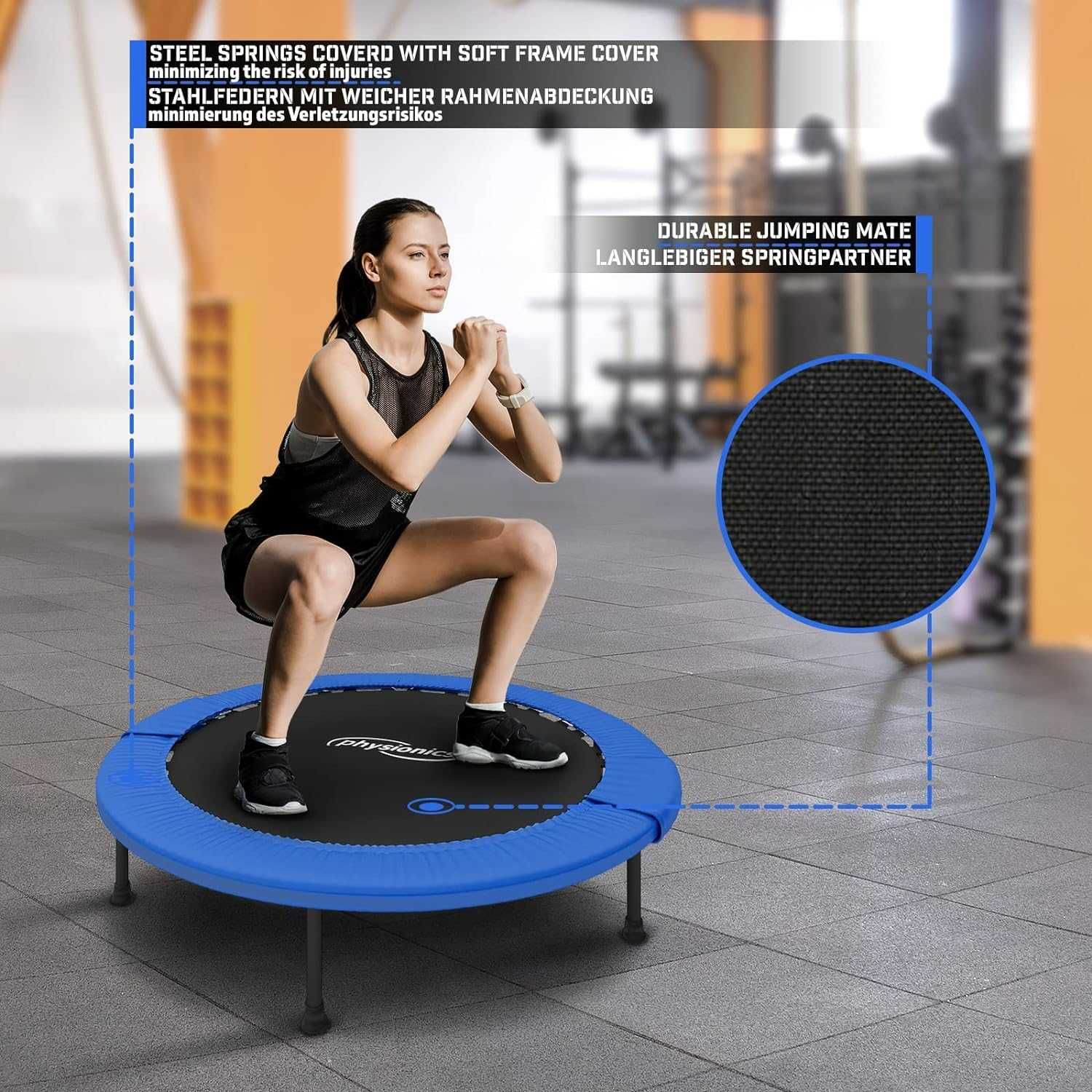 Trambulina de fitness 102 cm, maxim 100 kg