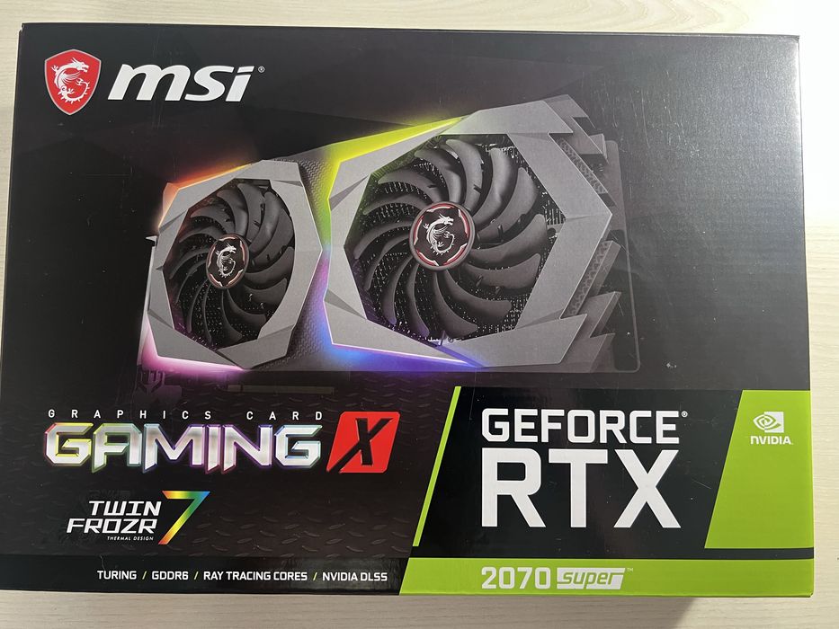 Видеокарта MSI GeForce RTX 2070 Super gaming x
