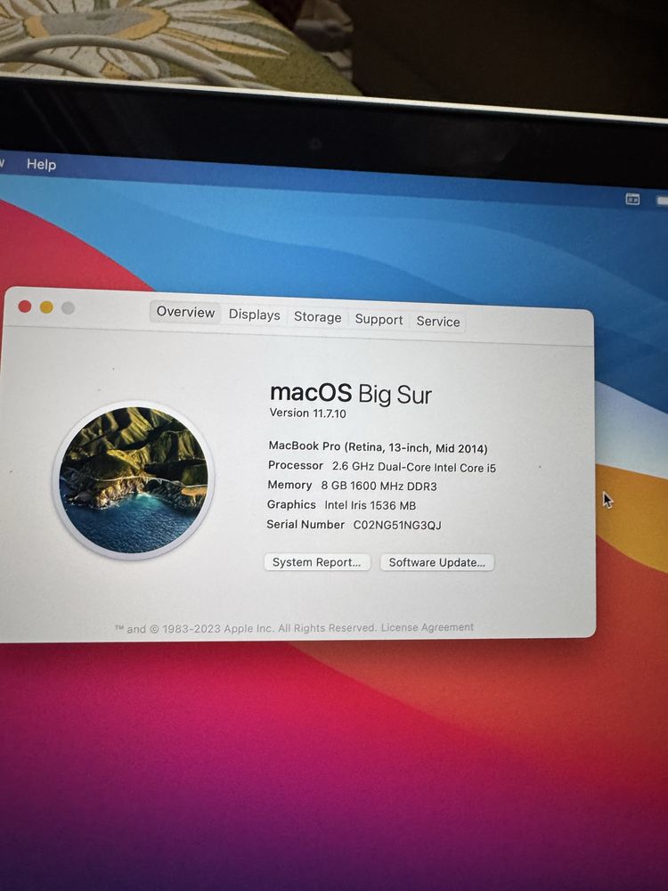 Macbook pro 2014