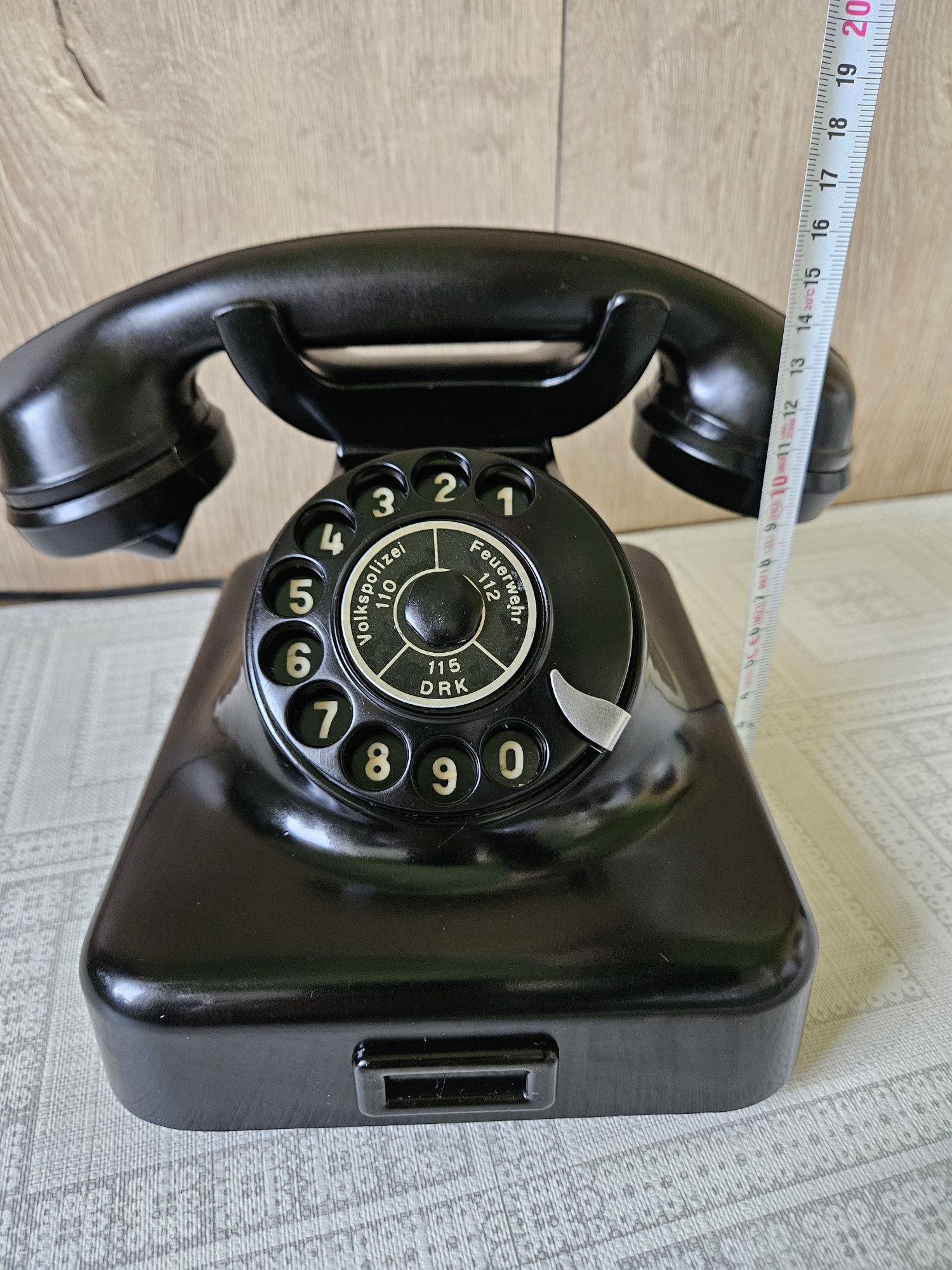 Telefon din ebonita Nordfern  W38, Germania ( anul 1953)