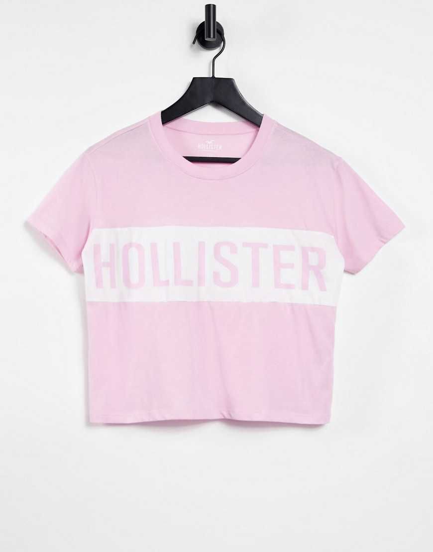 Tricou crop oversized Hollister