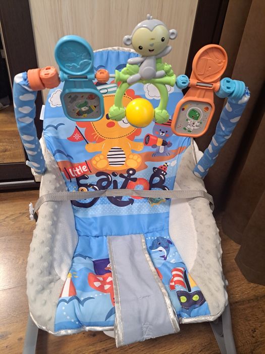 Шезлонг за бебе - люлеещ и с вибрация