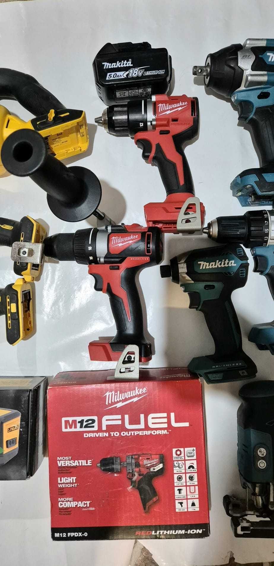 Scule dewalt milwaukee makita