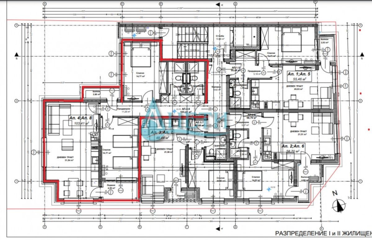 Тристаен апартамент 119м2 в кв.Х.Димитър. БЕЗ КОМИСИОННА. Акт16