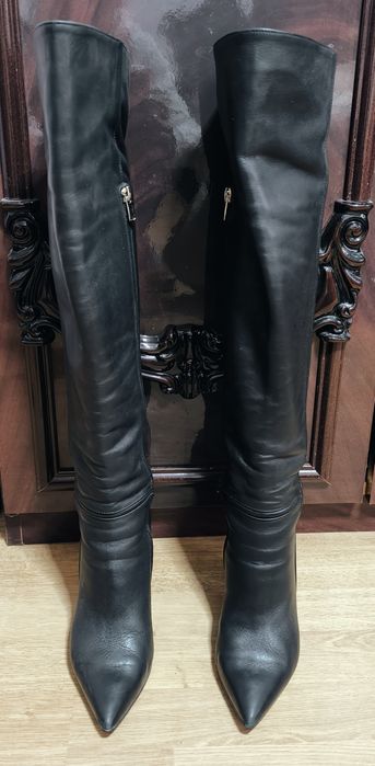 Дамски ботуши естествена кожа Eva Minge