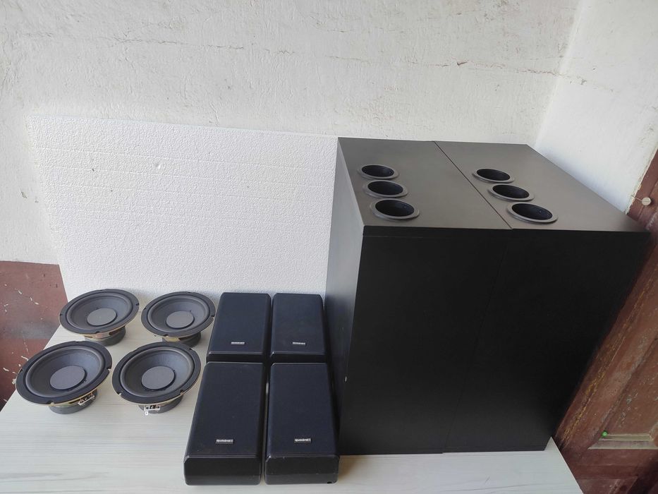 Домашно кино Quadral комплект Quadral Trianon TSW-II + Trianon TSA-I