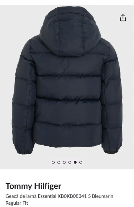 Geaca tommy hilfiger copii