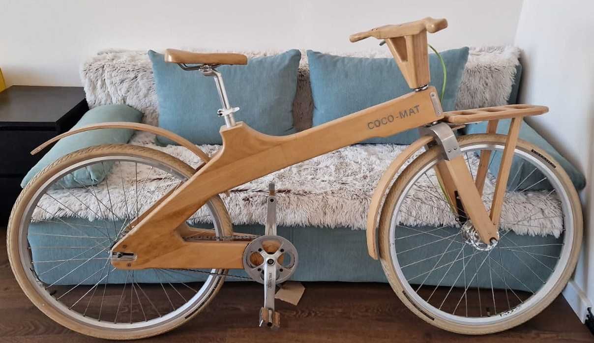 Bicicleta din lemn Coco-Mat Odysseus schimbator automat stare perfecta