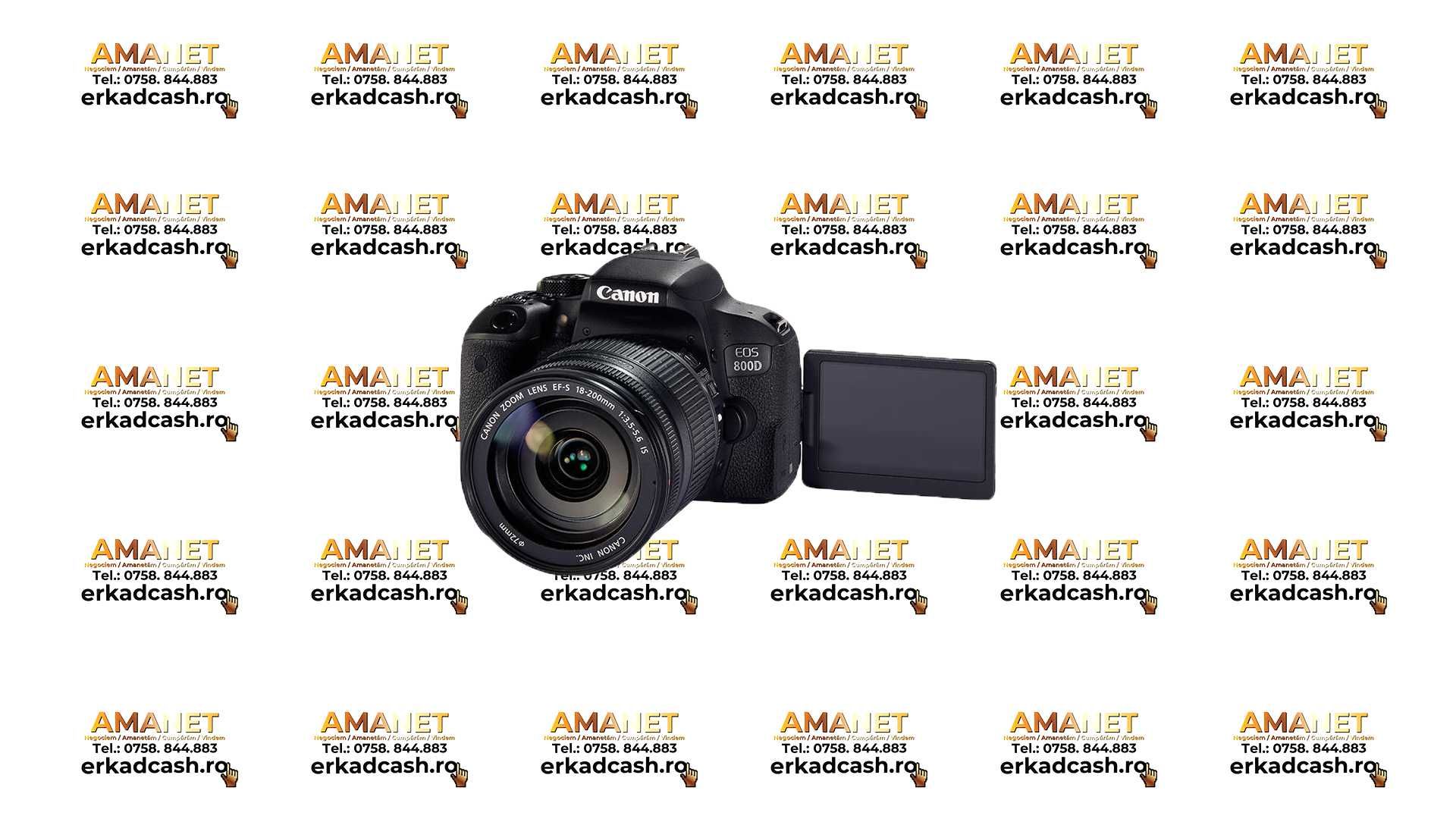 Aparat DSLR Canon 800D -ERKAD CASH AMANET Galati-