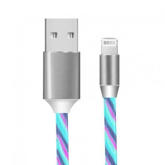 Светещ кабел за Apple iPhone iPad MacBook Usb C to Lightning 1 и 2 м.