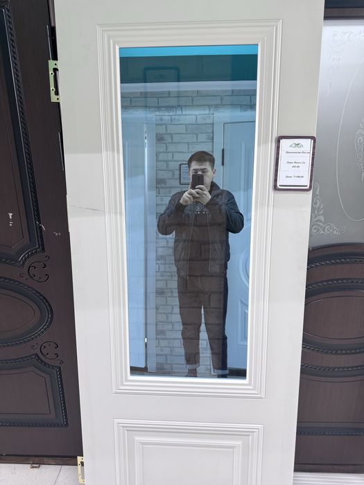 Дверь мокко с трешиной