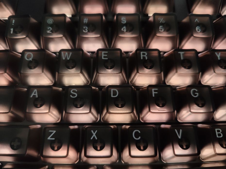 Keycaps semi-transparente trăsătură mecanică