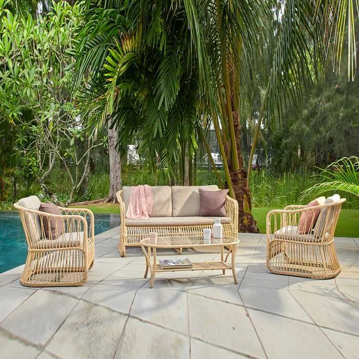 Set mobilier gradina/terasa 2 fotolii canapea și masa OFERTA RICHMOND