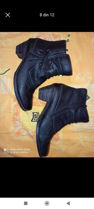 Botine/ Ghete Rieker imitație piele mărime 36