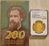 Moneda BNR 500 lei aur, Ion C Bratianu, gradata NGC PF 69 UC