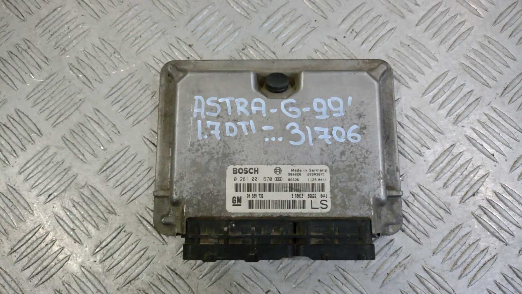 Компютър Компютри Opel Astra G 1.7D 2000г. 10+ Броя