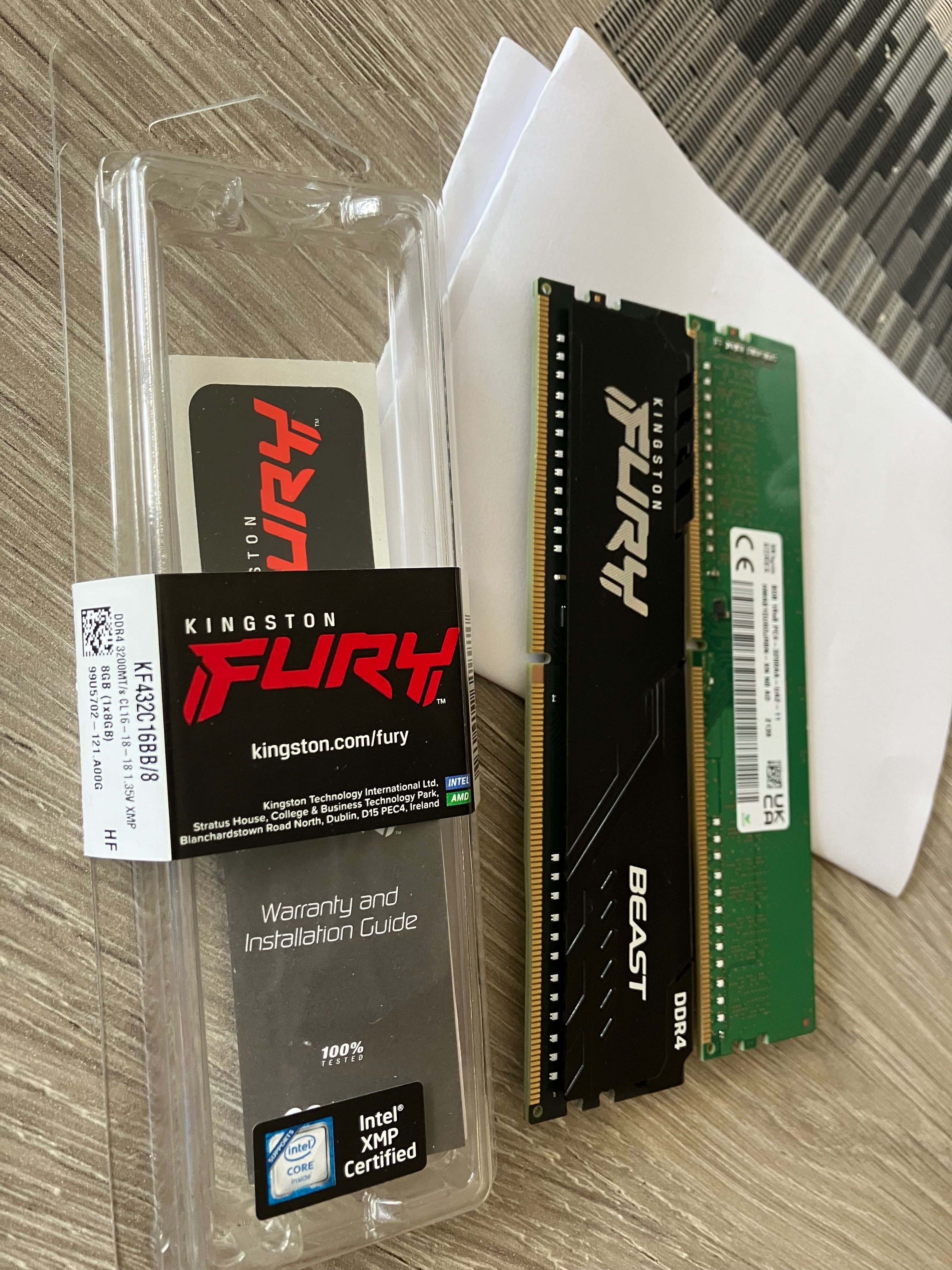 Продавам Рам памет 2x8gb като нови.