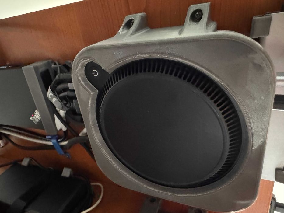 Suport pentru Mac Mini M4, sub birou (under-desk mount)