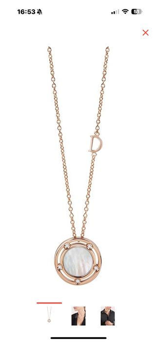 Колье Damiani с перламутром 50см